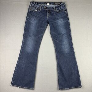 Women's Silver Jeans Tuesday Slim Boot‎ 30x31 (32x31) Dark Was Low Rise Stretch